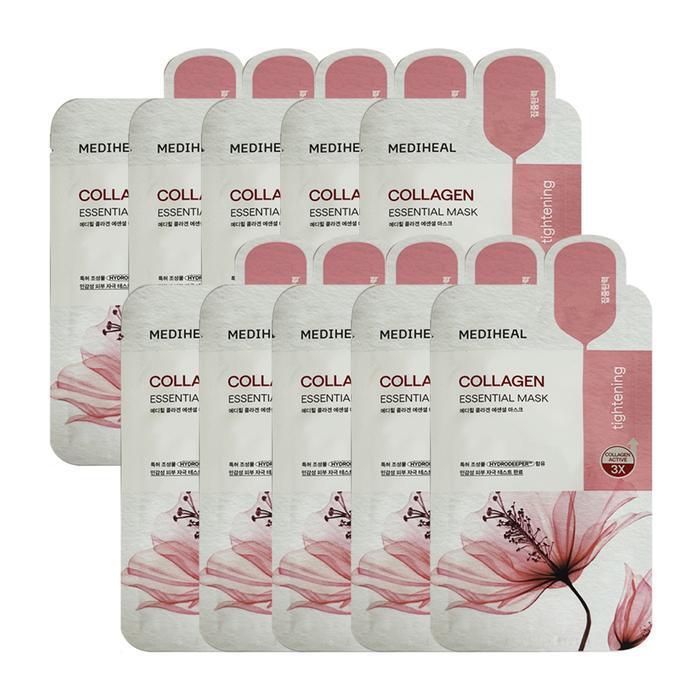 Mediheal 2nd Generation Collagen Essential Mask Pack (10 Sheets) //FJS (41989725)