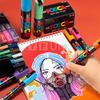 Japanese POSCA Acrylic Marker Set 32Vibrant Colors,1M/3M/5M,Quick-Drying&Smudge-Proof for Professional Artists,Students&Crafters