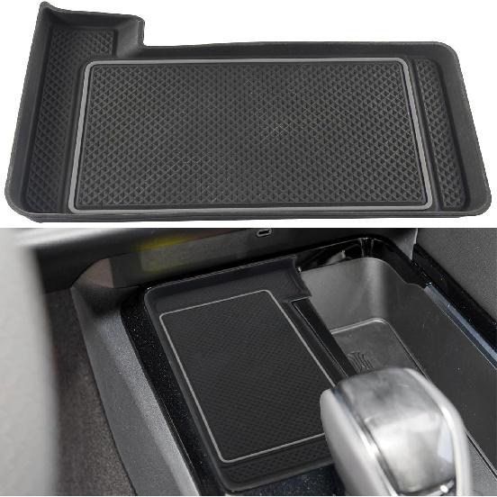 Center Console Liner for Toyota Camry Accessories 2025 2026, Charging Anti-Slip Mat, Silicone Protective Pad, Non-Slip Dust Interior, Custom Rubber