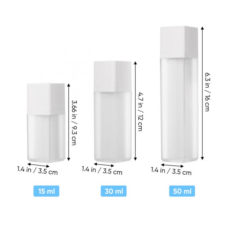 Skincare Container Mit Pumpe, Auslaufsicher, 3
