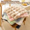Warm Rabbit Chair Seat Non Slip Square Chair Seat Pads Thickened Winter Chair Pads Home