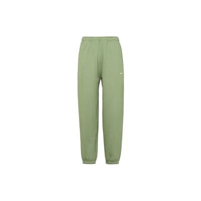 Solid Color Logo Jogger Pants Men Bottoms Light-Green DX1365-386