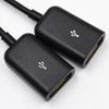 15cm USB Type C 3.1 Male To Dual USB 2.0 Female OTG Charging Cable 2 Port HUB Cables 1 To 3 Cord or Y Splitter Cables