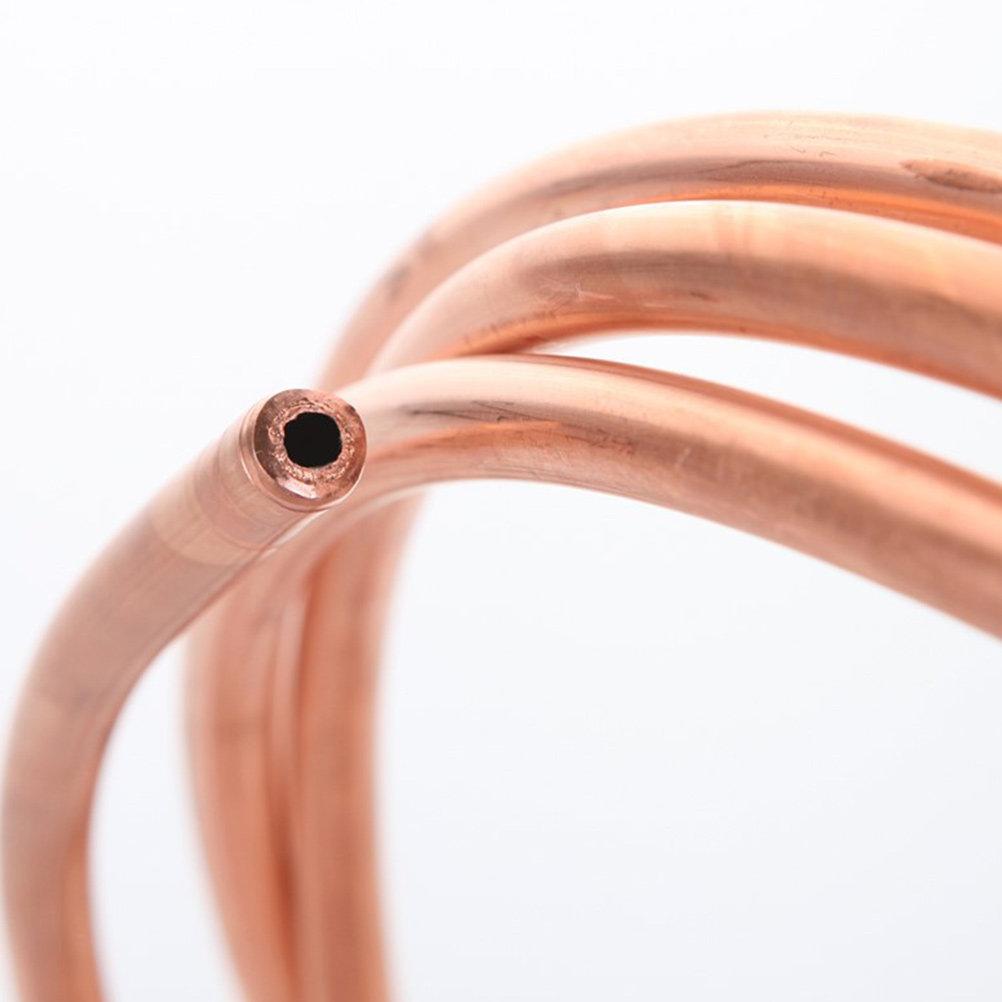2Pcs Copper Tubing Purple Copper for Air Conditioner Refrigeration Coil Pipe Multi Functional Repair Solution