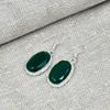 Green Onyx Gemstone 925 Sterling Silver Jewelry Handmade Earring For Thanksgiving