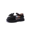 Spring 2025 Girls' Bow Princess Leather Shoes, Breathable Mesh for Ages 3-12