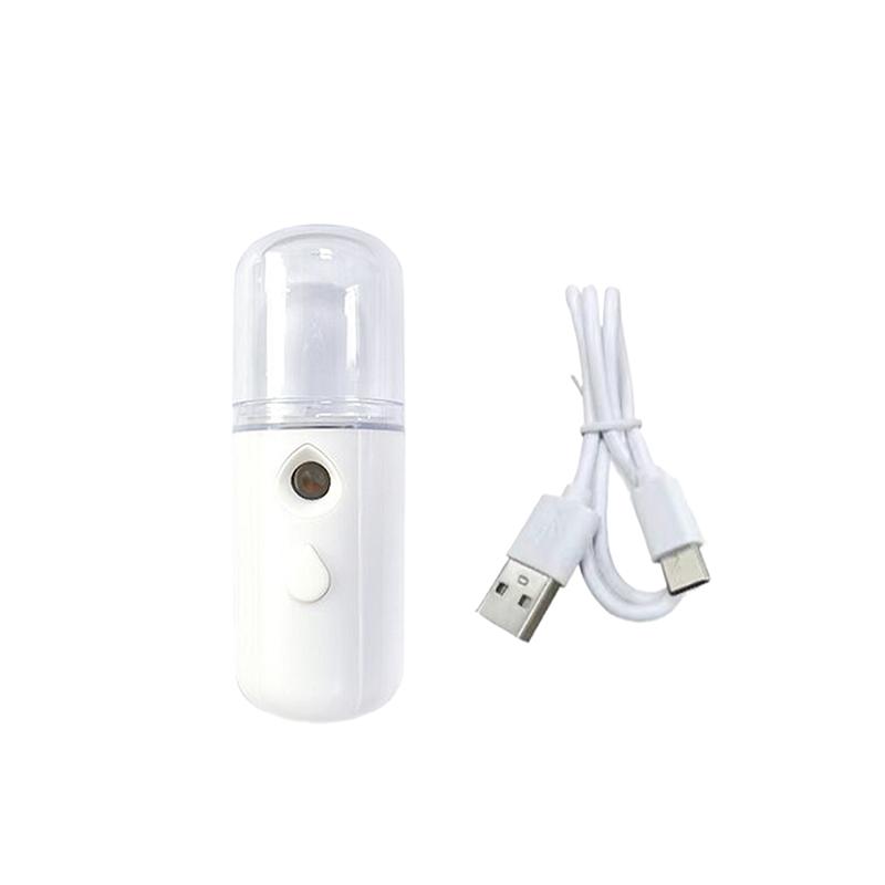 30Ml Mini Nano Mist Facial Sprayer Humidifier Usb Rechargeable Nebulizer Face Moisturizing Beauty Instruments Skin Care Tools
