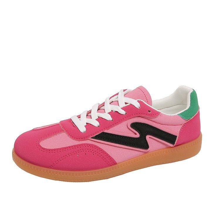 

[Youshilai] 2025 spring new sports and leisure shoes women s lace-up rubber sole German training shoes running shoes 43