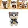 Adorable Plush Cat Doll Soft Three Color Cat Plush Toy 8 Inch For Kids Birthday Gift
