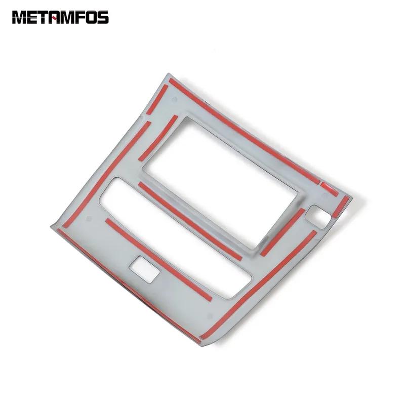 Accessories For Nissan Armada Patrol Royale Infiniti QX80 Y62 2016 2017 2018 Interior Center Console Navigation Frame Cover Trim