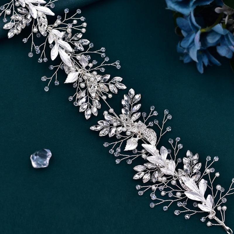 Luxurious Bridal Wedding Headwear Girls Headbands Fashionable Bridal Hairband for Wedding Elegances