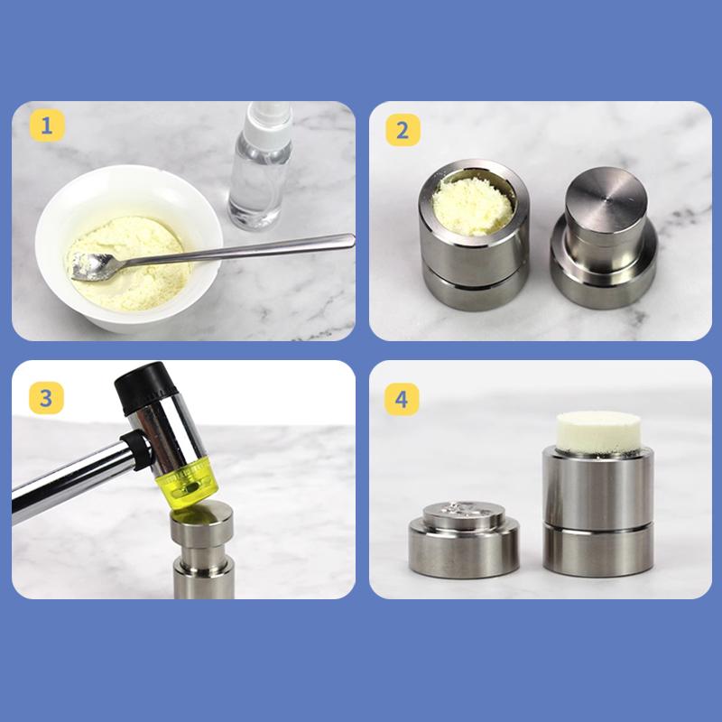 1/6Pcs Manual Tablet Press Machine, Diy Milk Tablet Pill Sugar Slice Self-Made Tool