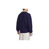 Nike Solid Color Loose Fit Single-Breasted Long Sleeve Knit Sweater Unisex sweater Ink-Blue FQ0516-555