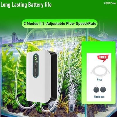 Ultratyst Akvarium Syre Luftpump Lågt Brus Fisk Luftpump För Fiskkar Akvarium