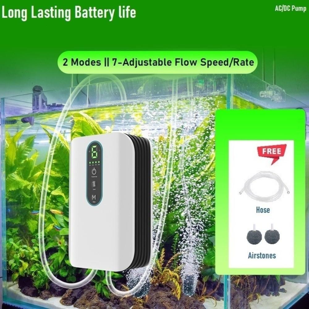 Ultra Silent Aquarium Oxygen Air Pump Low Noise Fish Air Pump For Fish Tank Aquarium