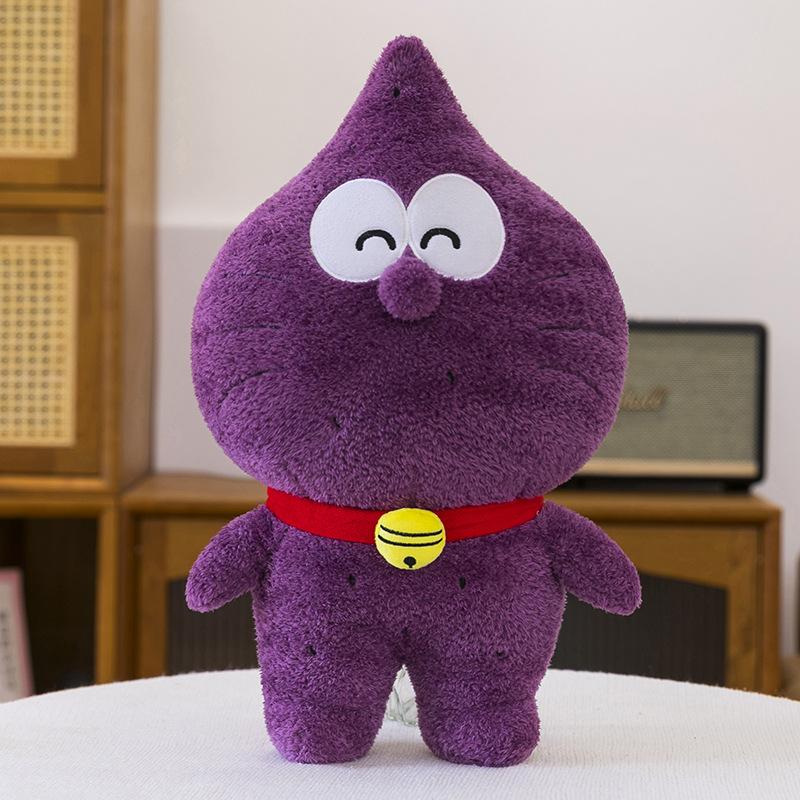 Potato Doraemon Purple Dingdang Cat  Animal Plush Doll Children Collection Room