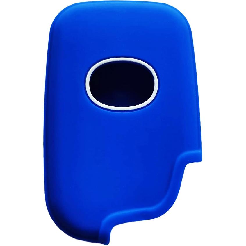Silicone Key Fob Cover Case fit for Lexus RX350 ES350 IS250 GX460 LX570 IS350 GS430 GS300 GS450h is-C is-F.Part Number:HYQ14AEM HYQ14ACX (Red+Blue)