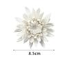 Ceramic Flower Wall Décor Artificial 3D Flower Wall Art for Living Room Home