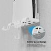 Wall Mount Host Support Stand Holder Charging Cable for PS5 Slim with Controller Headphone Hanger Game Handle Bracket
