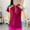 High Elastic Breathable Quick Dry T-Shirt Women Ultra Light Short Sleeve Outdoor Sports Mountaineering Sweat Wicking Running Tee