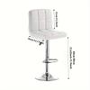 Height Swivel Bar Stools Adjustable PU Leather Height Chair Swivel Bar Chair Dining Chair Office Chair Single Chair for Bar