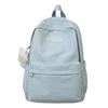 Schoolbag Japanese women ins solid color light casual simple fashion versatile schoolbag junior high school high school student backpack