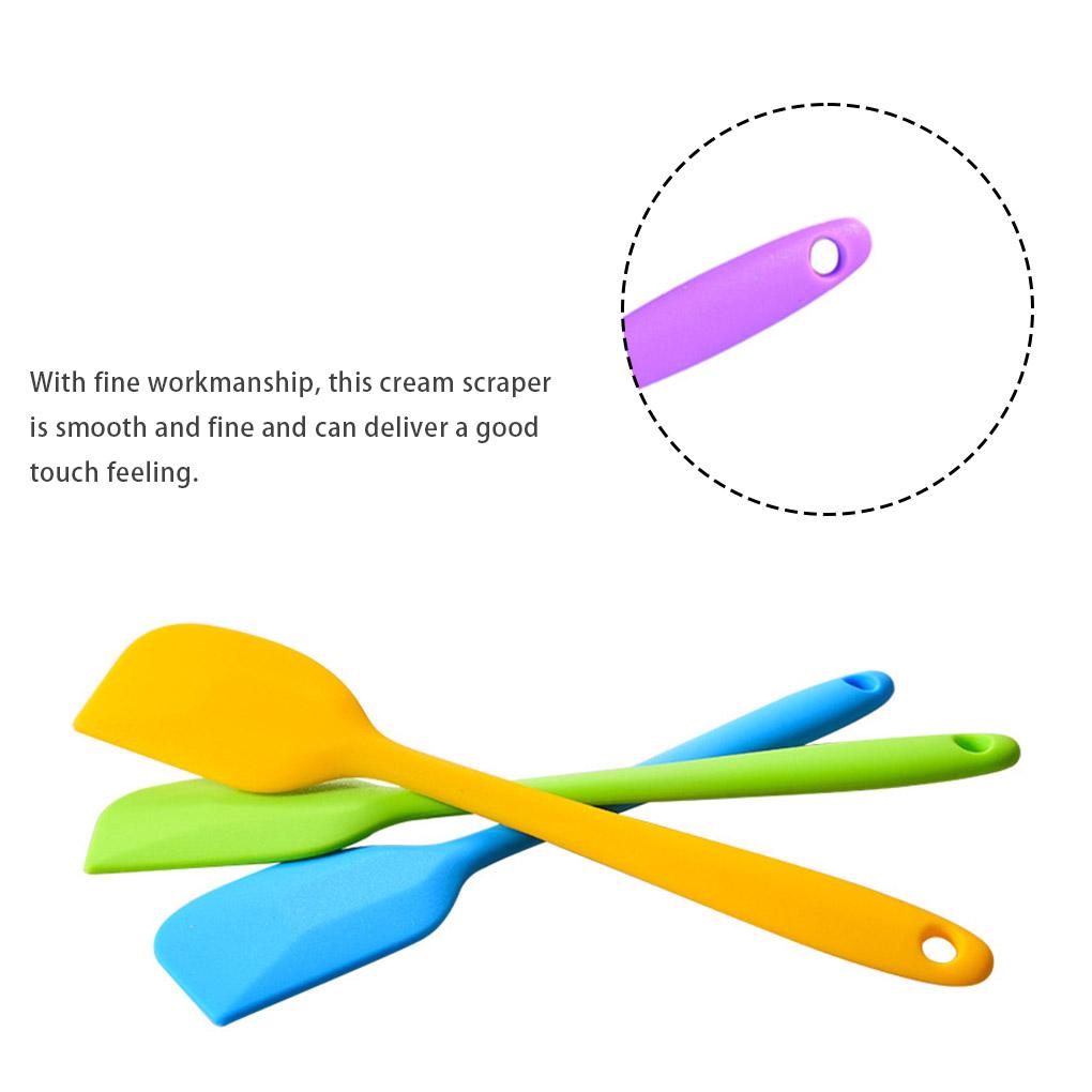 Household Bakery Ergonomic Silicone Spatula Multifunctional Cake Cream Butter Scraper Icing Spreader Baking Tools