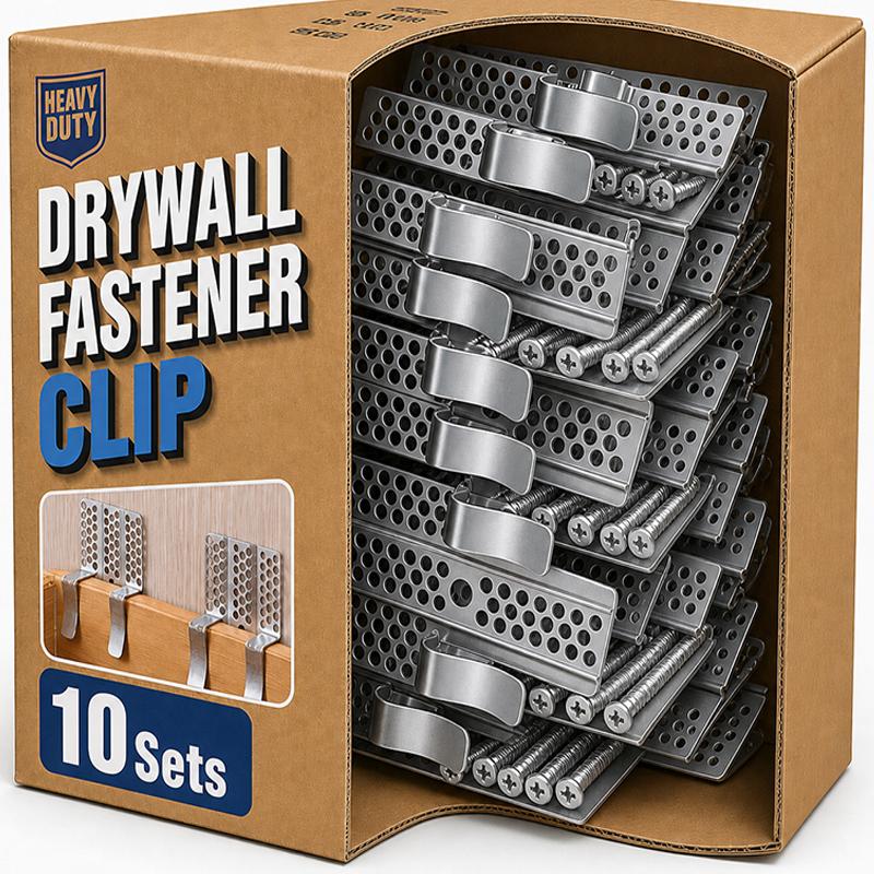 1/10set Metal Drywall Repair Clips with