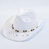 Cappelli di Paglia Panama Naturali da Donna Estate Intrecciati Cappelli da Sole da Spiaggia Sombrero