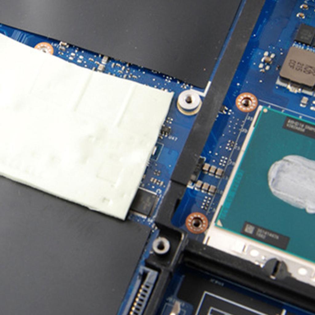 High Thermal Conductive Silicone Pads for M.2 2280 SSD Heatsinks 0.5mm 1mm Thickness 6W/mK Cooling Solution