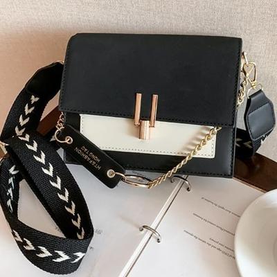 Women's Fashion Broadband Shoulder Messenger Bag Small Square Bag