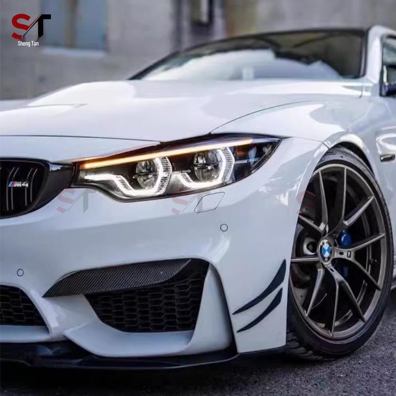 BMW M3 F80 M4 F82/F83 için Karbon Fiber Ön Üst Köşe Kaplaması