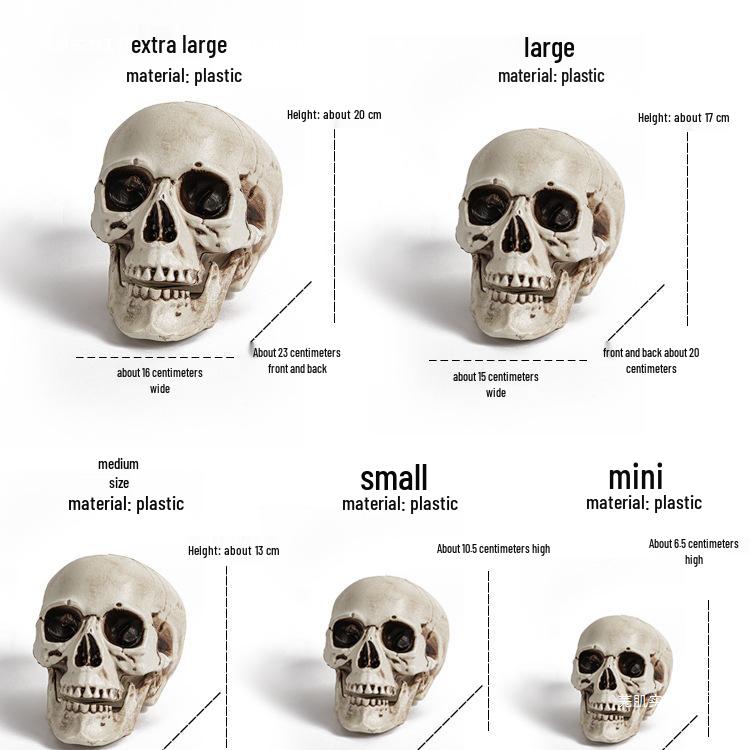 Piccolo Teschio Ornamenti per Halloween per Casa Infestata o Decorazione Bar
