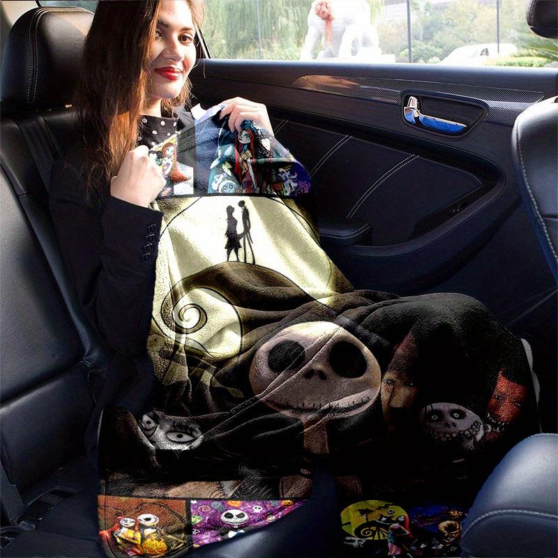 1pc. Cute Nightmare Before Christmas Theme Cartoon Blanket for Home Decoration, Suitable for All Seasons, Perfect Gift Idea for Friends and FamilyC070