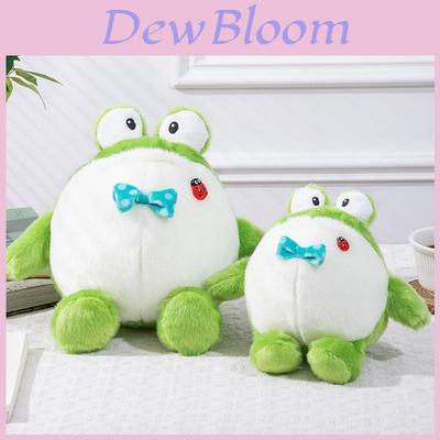 Cuddly Frog Plush Toy With Bowknot For Kids And Collectors
