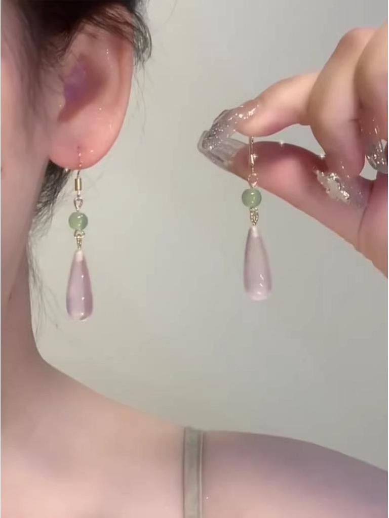Super Glitzernde Zirkon Quastenohrringe - Vintage Koreanischer Influencer Stil 2025 Trend