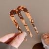 Elegant U-Shaped Acetate Hairpin for Women - Chic, Cute Bun Styling Tool, 2025 Trendy Headwear
