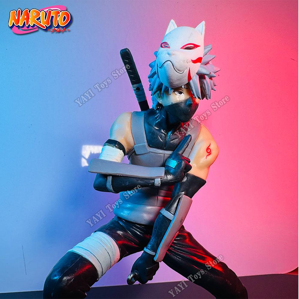 Latest Naruto Anime Figure 18cm Hatake Kakashi PVC Action Figure Model Doll car Ornaments Collections Toy Gifts