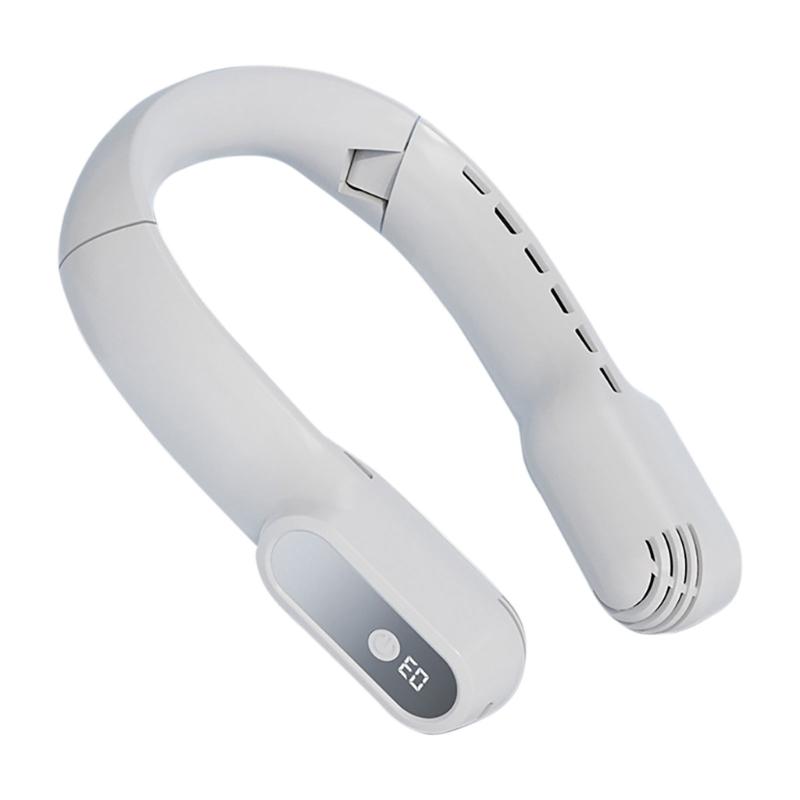 Bladeless Neck Fan Natural Wind Mode-Adjustable Hand-free for Outdoor Indoor Use