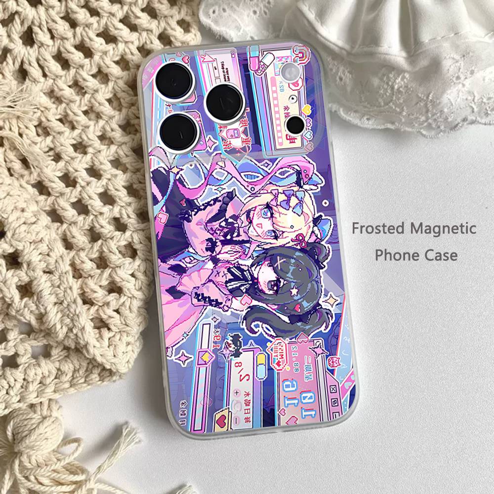 GAME NEEDY GIRL OVERDOSE Phone Case For iPhone 14,16,12,17,13,15,11 Max,Pro,Mini,Plus,Air,E Magnetic Frosted Transparent