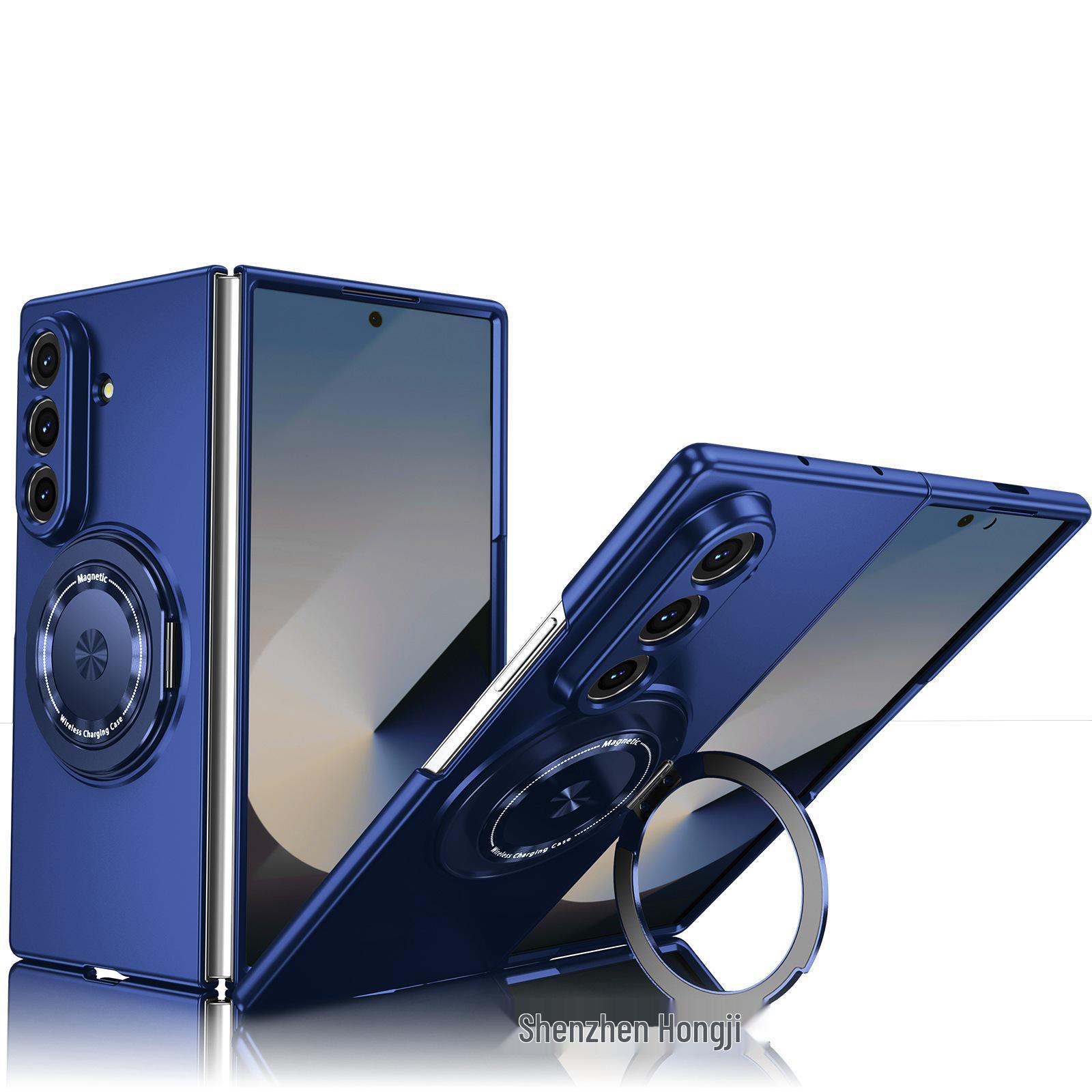 

Samsung Z Fold7 Case: 360° Rotating Magnetic Stand, Drop-Proof Cover for Z Flip7/6/5 Samsung Z Flip7