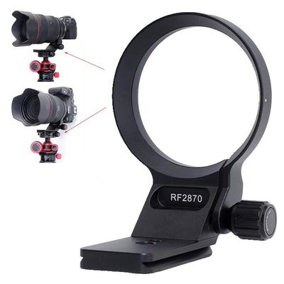 iShoot 74,5 mm Metall-Kameraring-Stativhalterung, Stativhalterungsring, Objektivstützkragen, Objektivhalterungskragen, Stativbuchse, für Canon RF 28–70 mm f2L USM