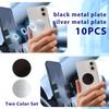 Bewudy Self-Adhesive Metal Plates - 10 Pack, Compatible with Magnetic Mounts, for Cars, Phones & Phone Cases