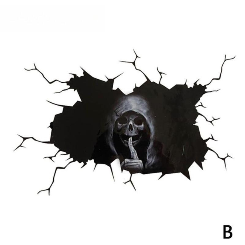 Skull Pattern Car Sticker, Fashionable Vehicle Decoration, Unique Personalized Design for Your Car, Stylish Auto Accessory