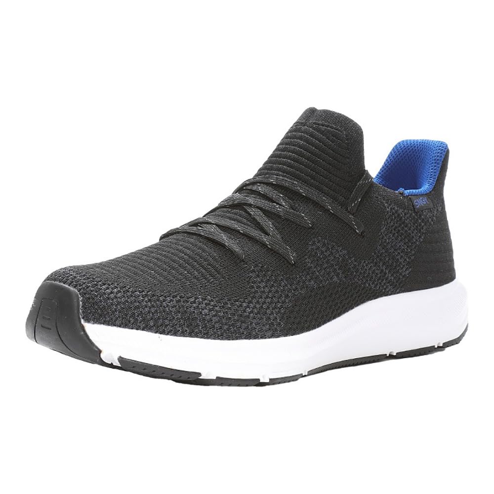 Moonstar Synergy Shock SNGY 3E Cushion, Lightweight, Soft, Hands-Free, Cushioned, Absorbing, Wide, Men's, M23, Black, 25.5 Cm,