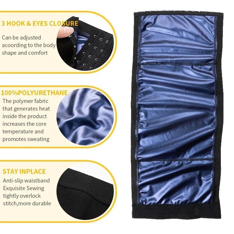 Women Waist Trainer Strap Premium Sauna Wrap Shapers Weight Loss Waist Trimmer Fitness Sweat Workout Slimming Belt Belly Cincher