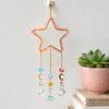 Yousheng Crystals Suncatcher, Hanging Star Sun Catcher with Prisms for Windows, Healing Crystal Wind Chimes Decor for Home, Gift for Christmas