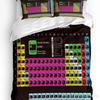 Chemical Periodic Table Of Elements Duvet Cover 3pcs Bedding Set Home Textile Quilt Cover Pillowcases Room Bedding Set No Sheet