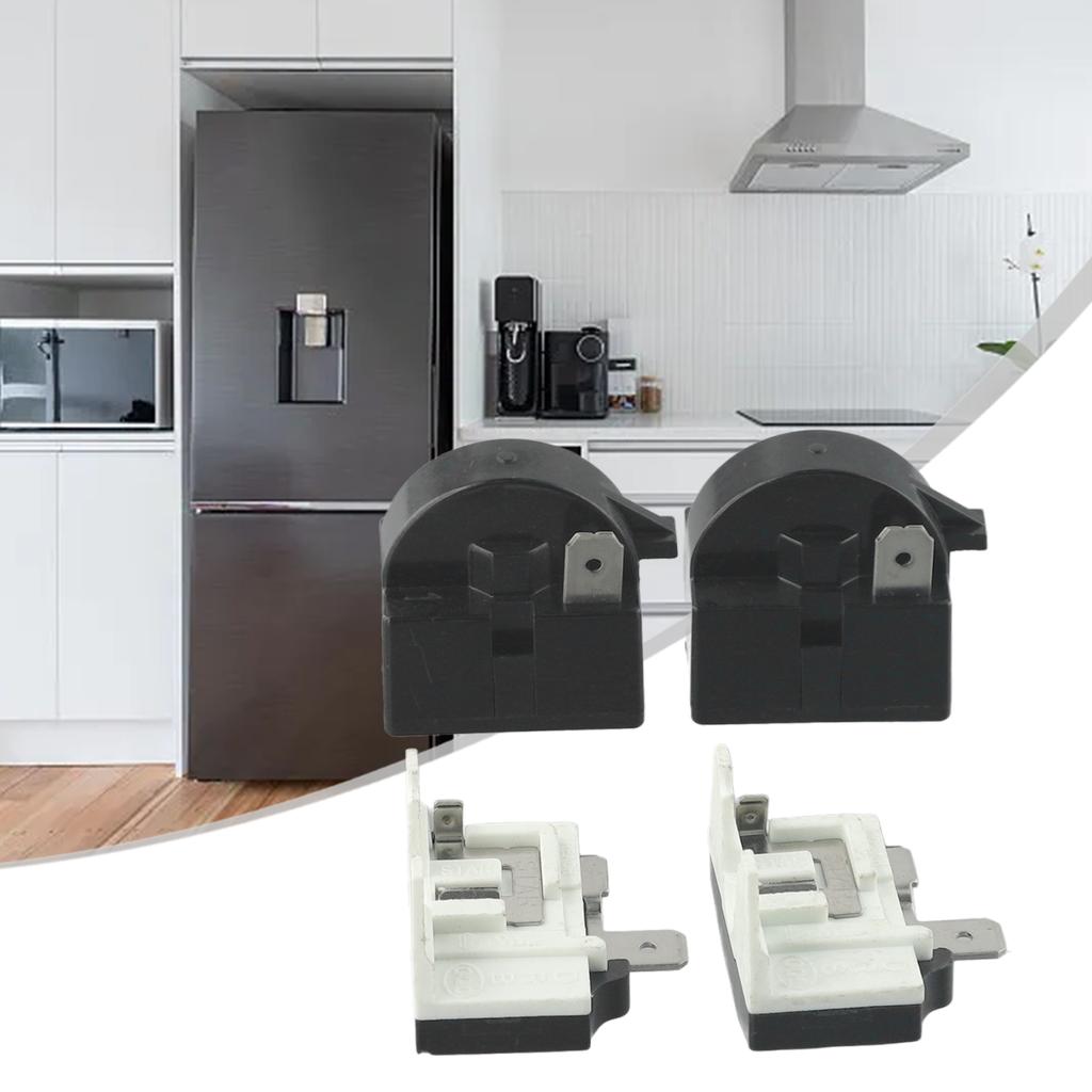Starting RelayFor Air Conditioning Compressors Refrigerator PTC Start Relay 1/2 Pin 15 Ohm 1/6H Compressor Overload Protector