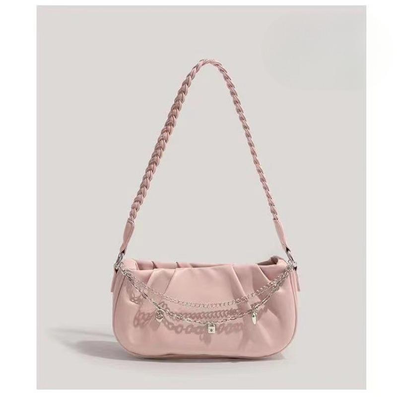 

Летняя сумка Niche Design Сумка Cloud Square Handbag Сумка через одно плечо подмышкой розовый